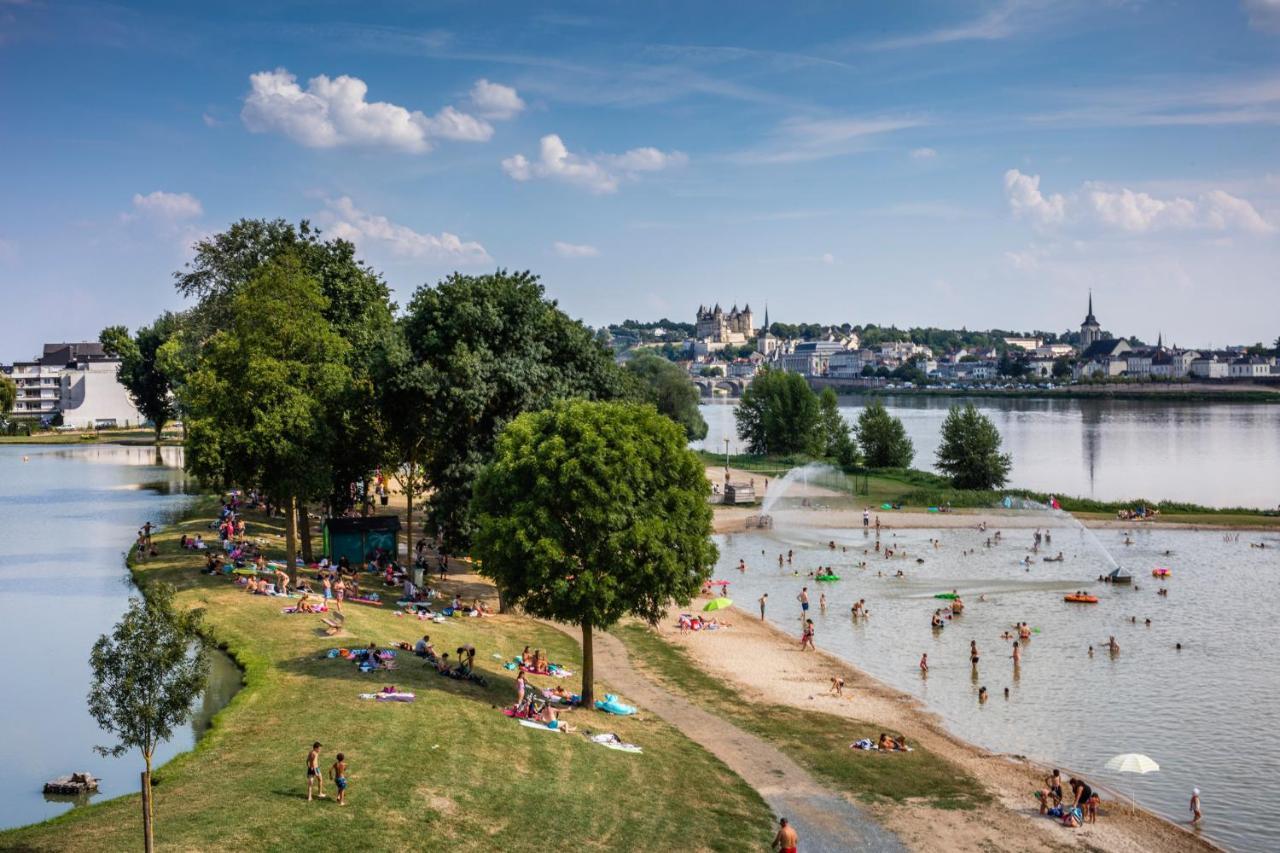 Le Bois Flotté - Maison au cœur de la Loire entre ville et nature Saumur Esterno foto